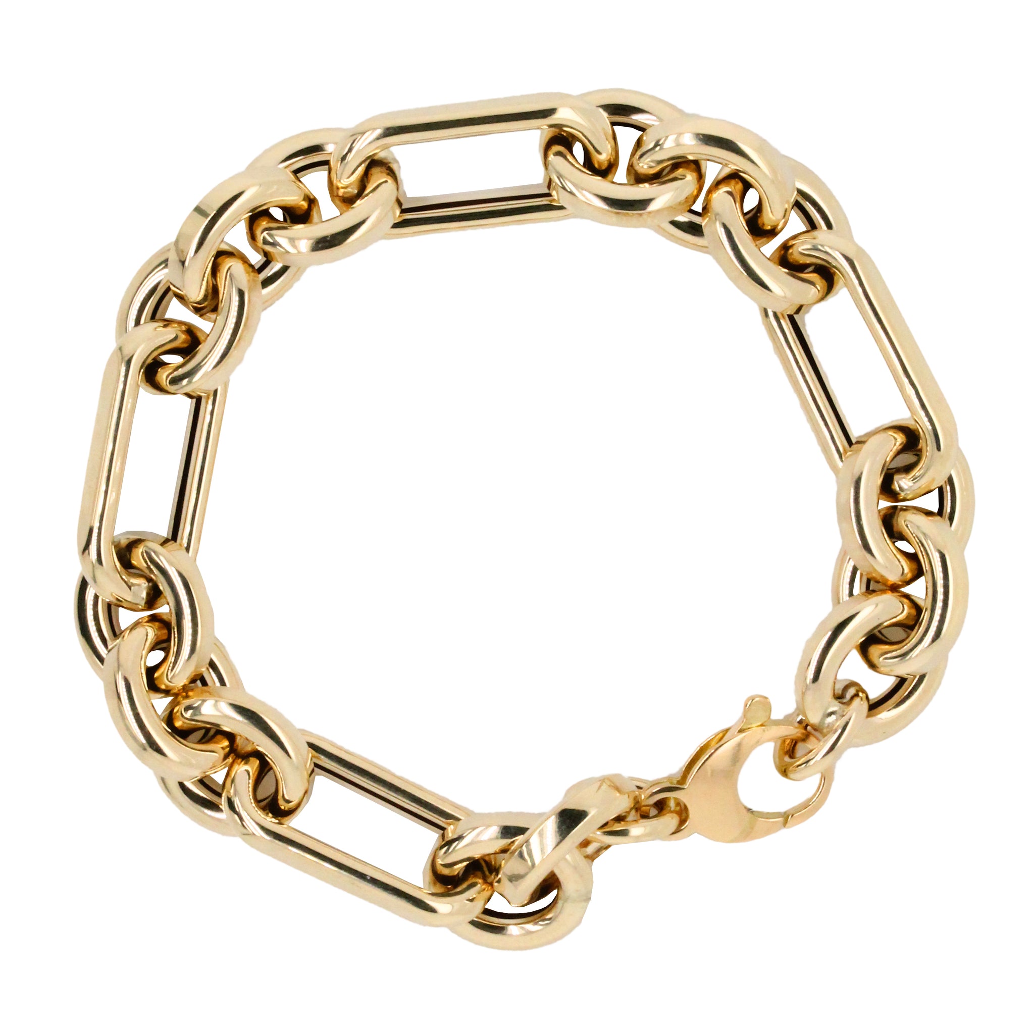 14k Gold Link Bracelet