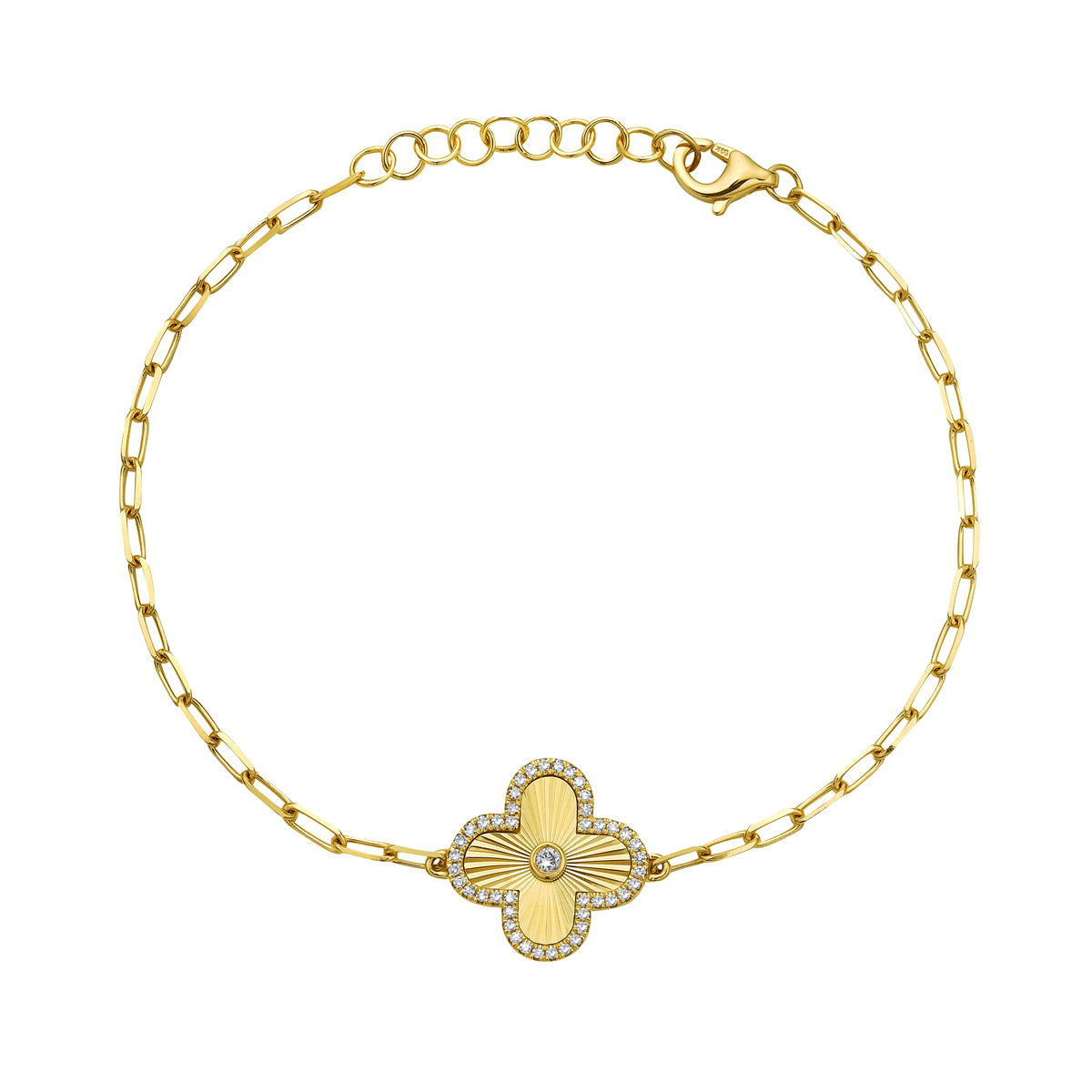 14k Clover Bracelet