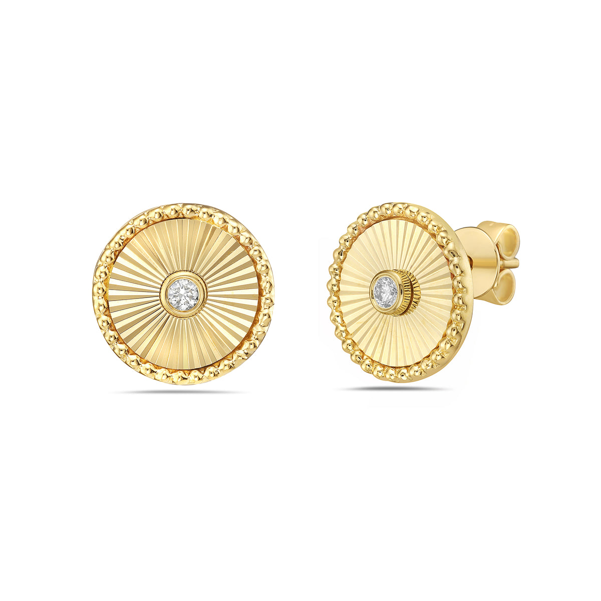 14k Gold Stud Earrings