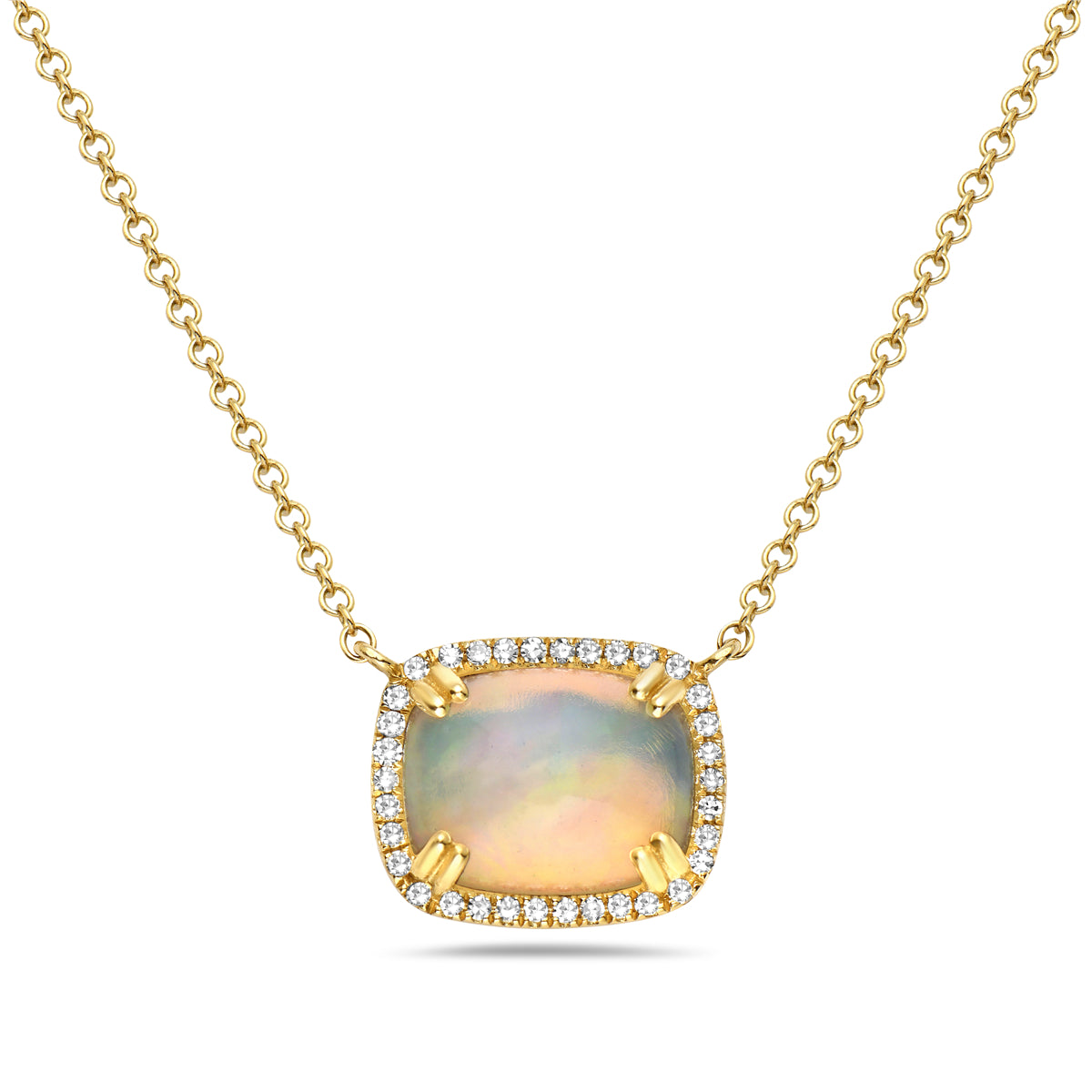 14k Opal Pendant