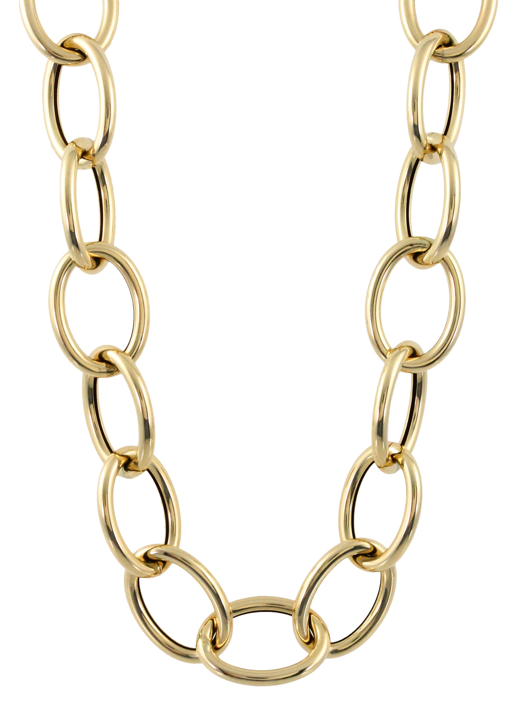 14k Gold Oval Link Chain