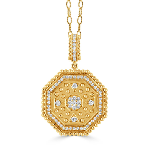 18k Byzantine Medallion Necklace