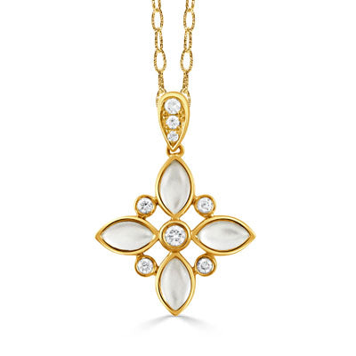 18k Mother of Pearl Pendant
