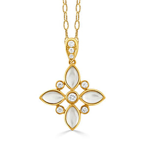 18k Mother of Pearl Pendant
