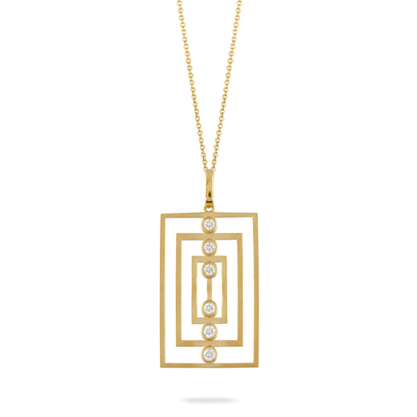 18k Art Deco Diamond Necklace