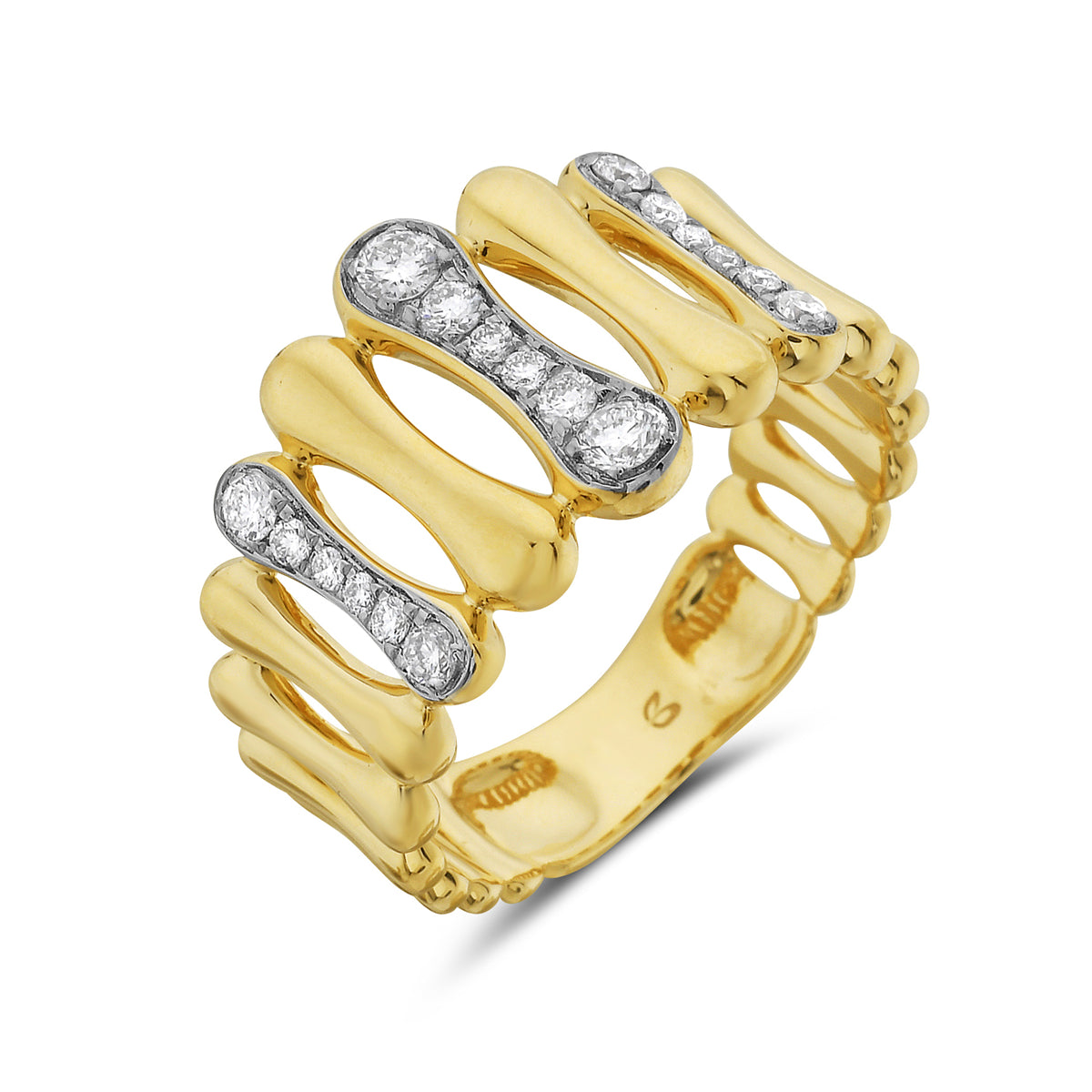 14k Diamond Band