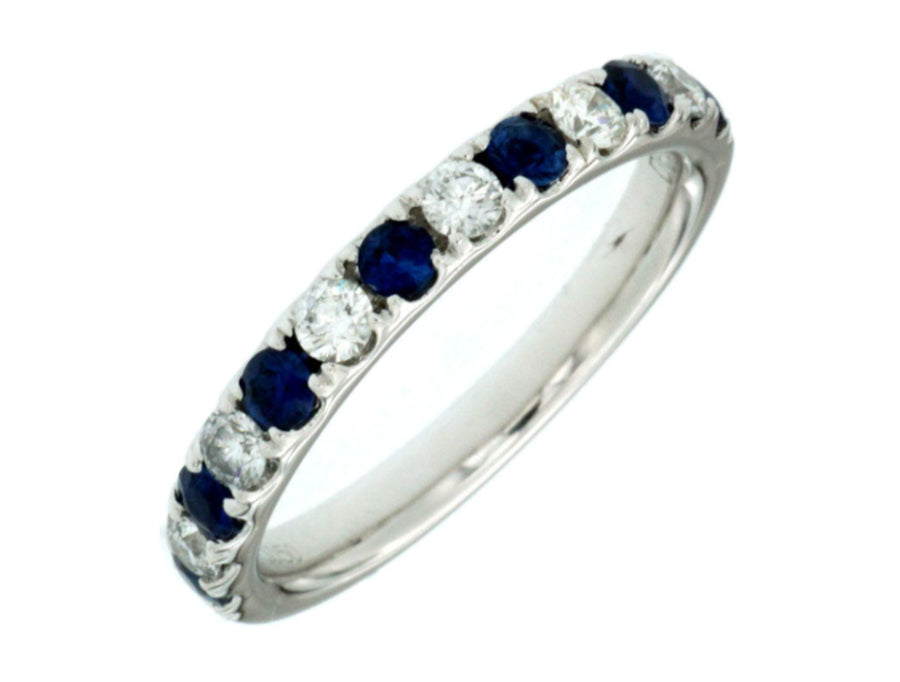 Diamond & Sapphire Band