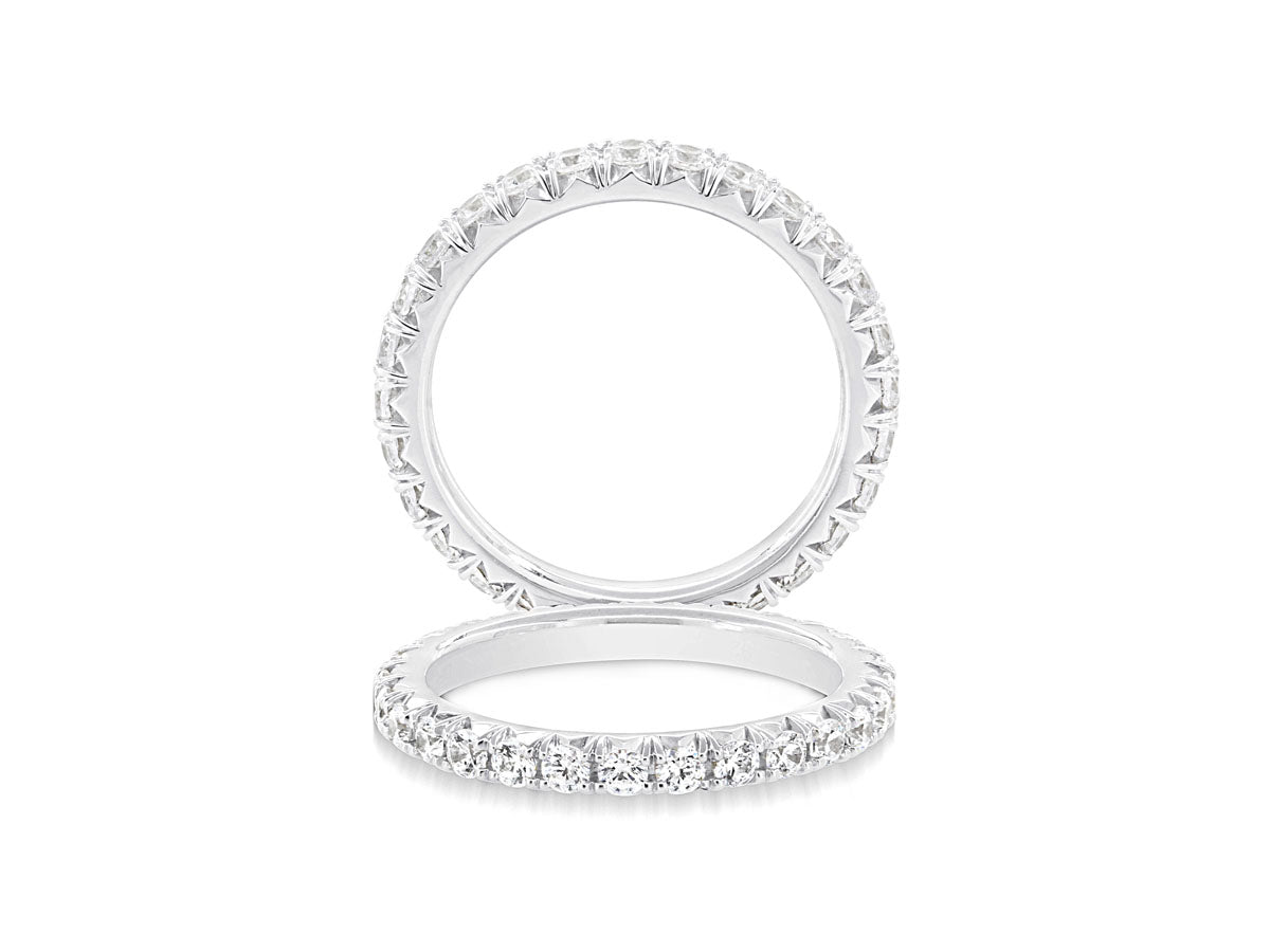 French Set Eternity Bands