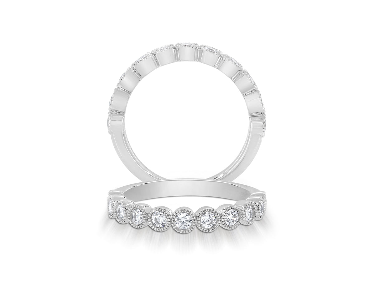 Bezel Set Diamond Band