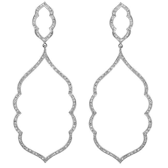Beverley K Diamond Clover Earrings