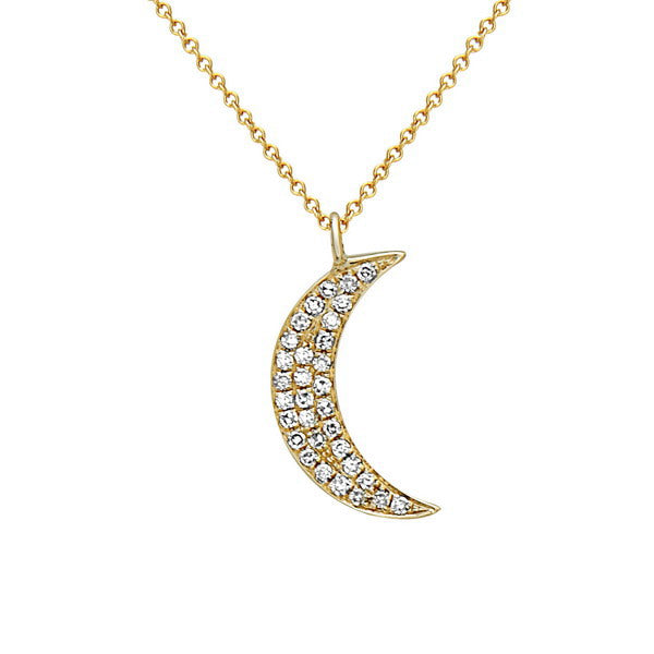 Bassali Crescent Moon Pendant