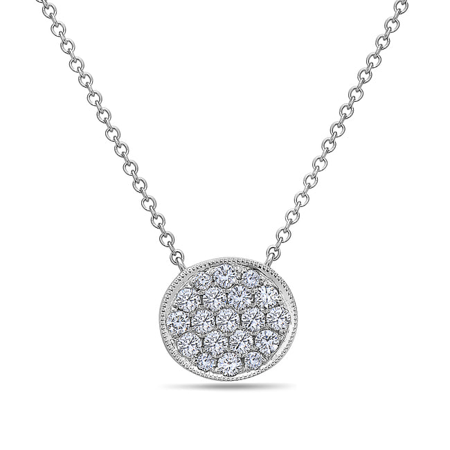 Diamond Disc Pendant