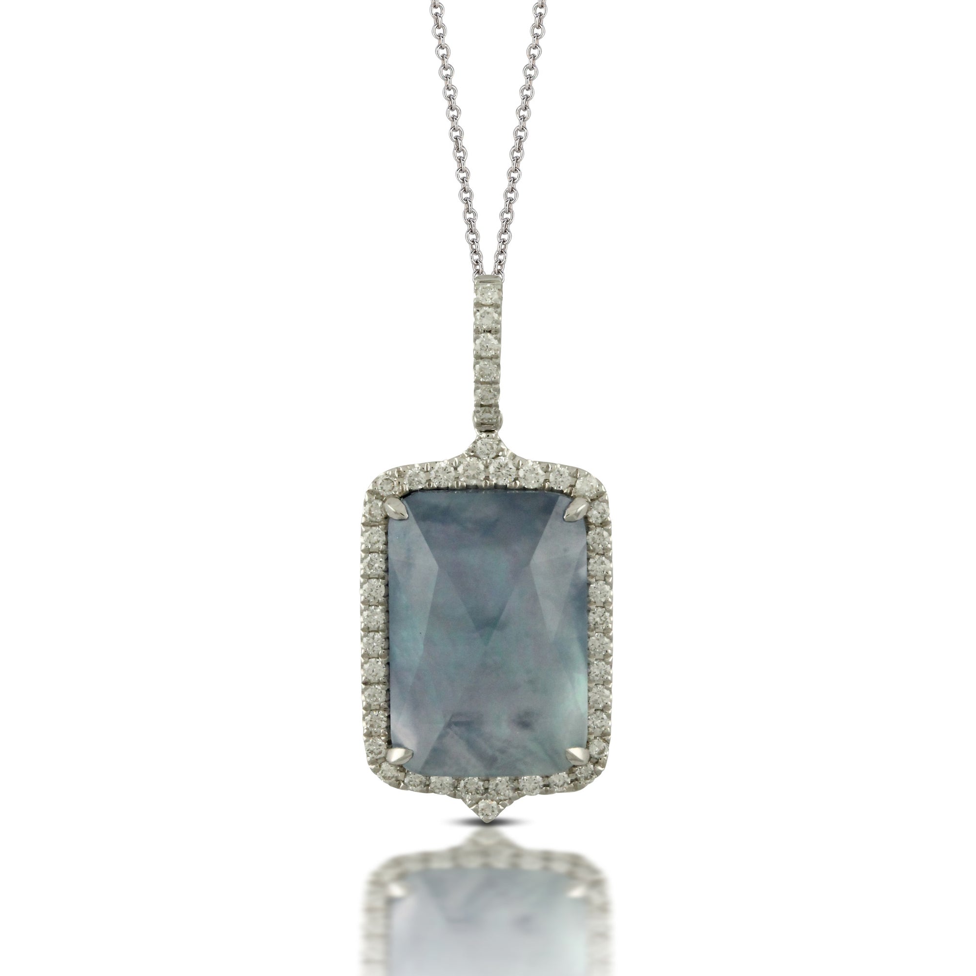 Lapis & Diamond Necklace