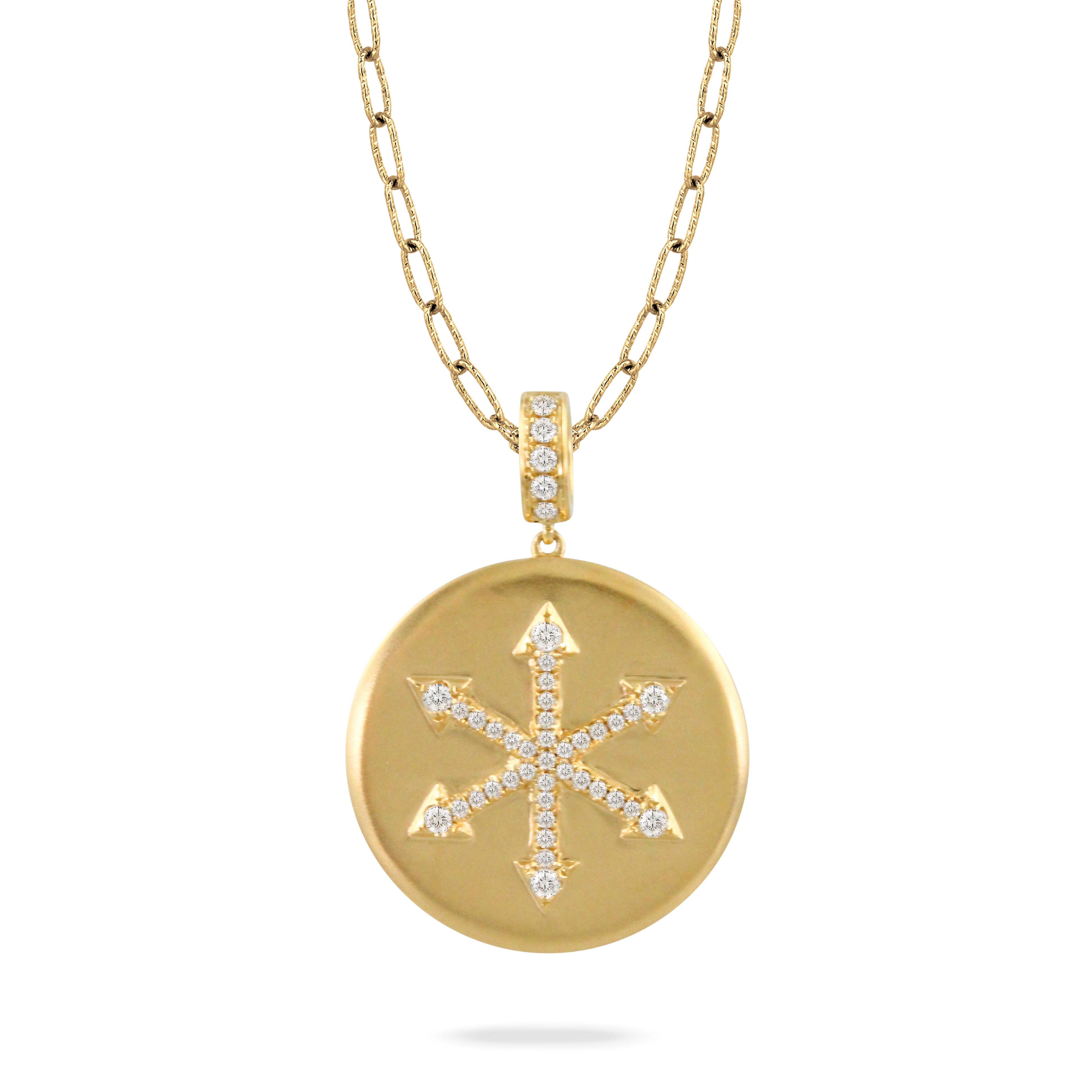 Gold Medallion Charm