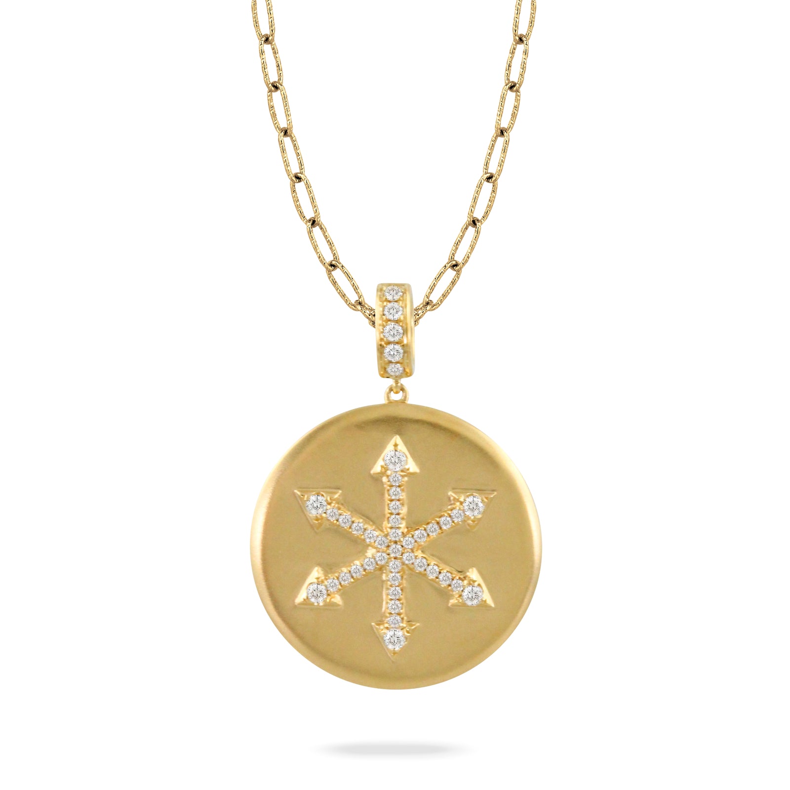 Gold Medallion Charm