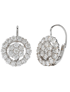 Diamond Flower earring
