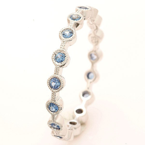 Beverley K Stackable  Sapphire Band