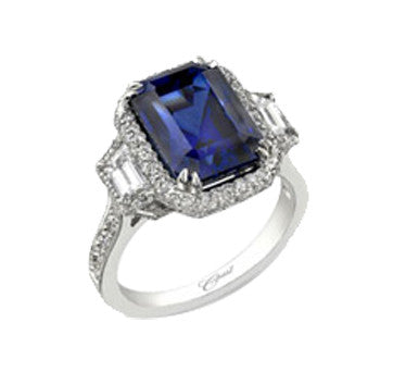 Sapphire & Diamond Ring